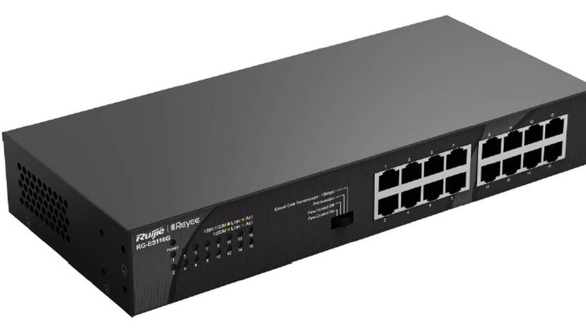 Ruijie Reyee RG-ES116GC 16 Port 10/100/1000 Mbps Gigabit Switch