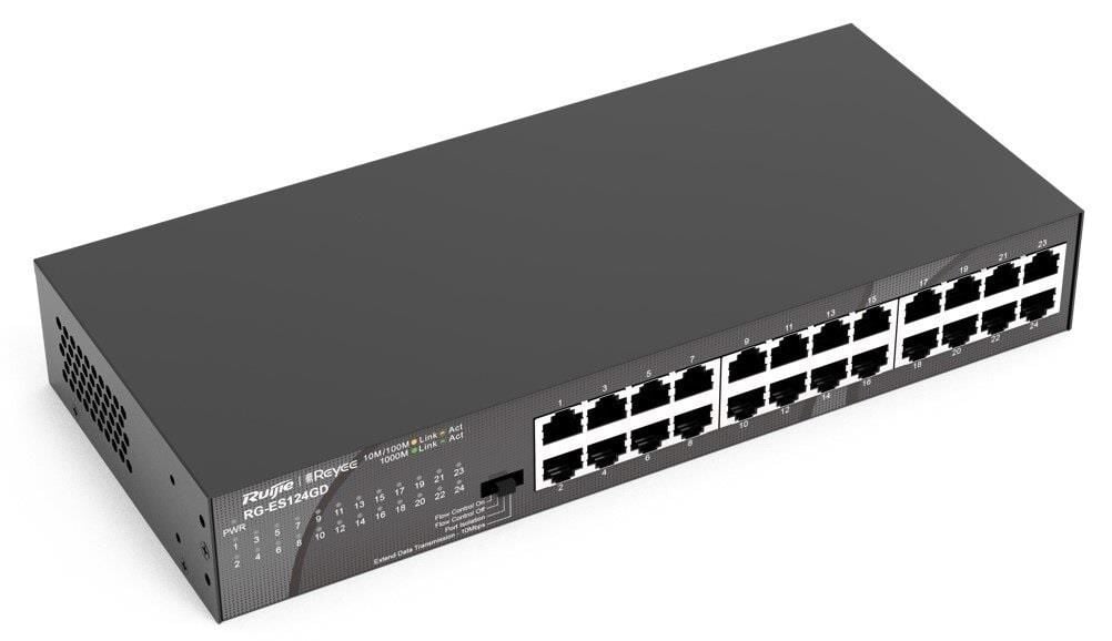 Ruijie Reyee RG-ES124GD 24 Port 10/100/1000 Gigabit Yönetilemez Switch