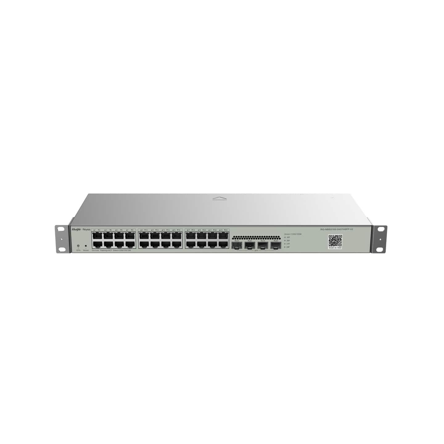 Ruijie Reyee RG-NBS3100-24GT4SFP-V2 24 Port 4 SFP Gigabit (10/100/1000) L2 Yönetilebilir Switch