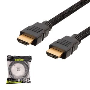 Gabble GAB-HDMI403 HDMI to HDMI 3 Metre Gold 4K HDMI Kablo