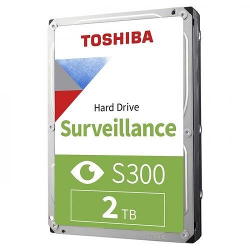 Toshiba S300 HDWT720UZSVA 2 Tb 3.5Inç 5400rpm 128mb Sata3 180tb/Y 7/24 Güvenlik Harddiski (Resmi Distribütör Grantili)