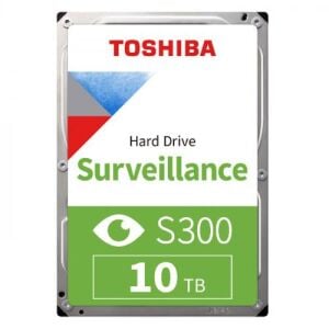 Toshiba S300 10 Tb 3.5 Inç 7200rpm 256mb Sata3 180tb/Y 7/24 HDWT31AUZSVA Güvenlik Harddiski (Resmi Distribütör Garantili)