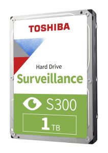 Toshiba S300 HDWV110UZSVA 1 Tb 3.5Inç  5700Rpm 64Mb Sata3 180tb/Y 7/24 Güvenlik Harddiski (Resmi Distribütör Garantili)