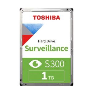 Toshiba S300 HDWV110UZSVA 1 Tb 3.5Inç  5700Rpm 64Mb Sata3 180tb/Y 7/24 Güvenlik Harddiski (Resmi Distribütör Garantili)