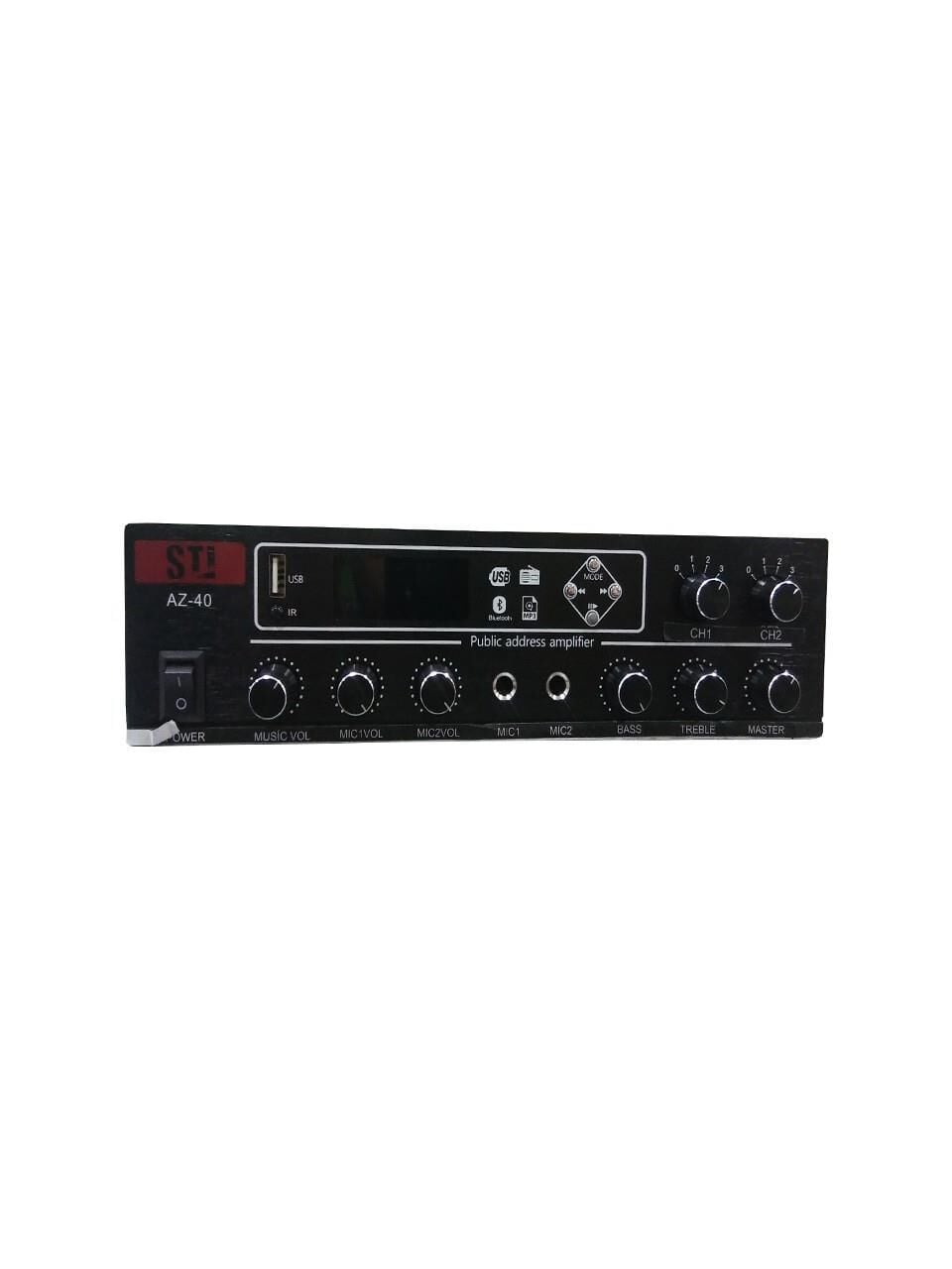 Sti AZ-40 2x80 Watt Stereo Mixer Anfi USB Mp3 Bluetooth
