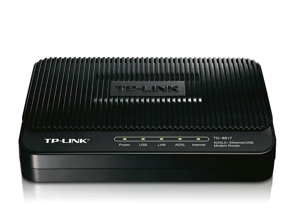 TP-Link TD-8817 1 Port Ethernet USB ADSL Modem