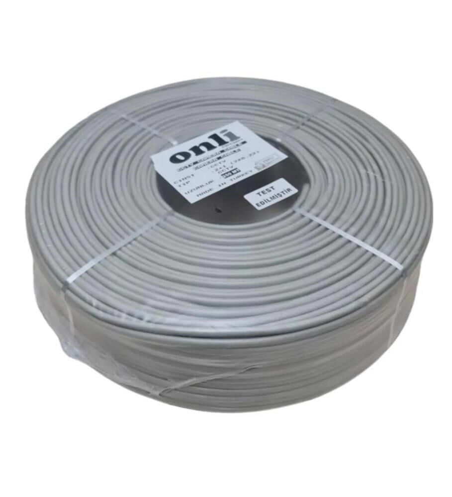 Onli CCTV 2+1 2x0,22 mm Kamera Kablosu 250 Metre