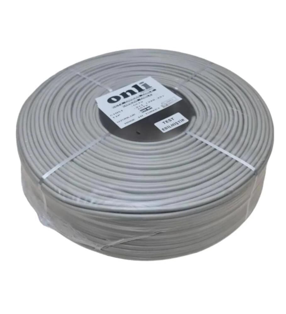 Onli CCTV 2+1 2x0,22 mm Kamera Kablosu 250 Metre