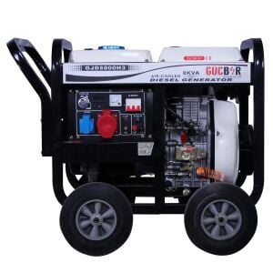 Güçbir GJD8000H-3 8 Kva Açik Tip Dizel Marşlı Trifaze Portatif Jeneratör Seti