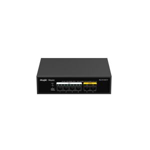 Reyee RG-ES106F-P 6 Portlu 10/100 Fast Ethernet Tak Çalıştır Switch 2 Fast Ethernet Uplink 4 Port