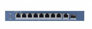 Hikvision DS-3E0510P-E/M 8 Portlu Poe 58w Gigabit Switch