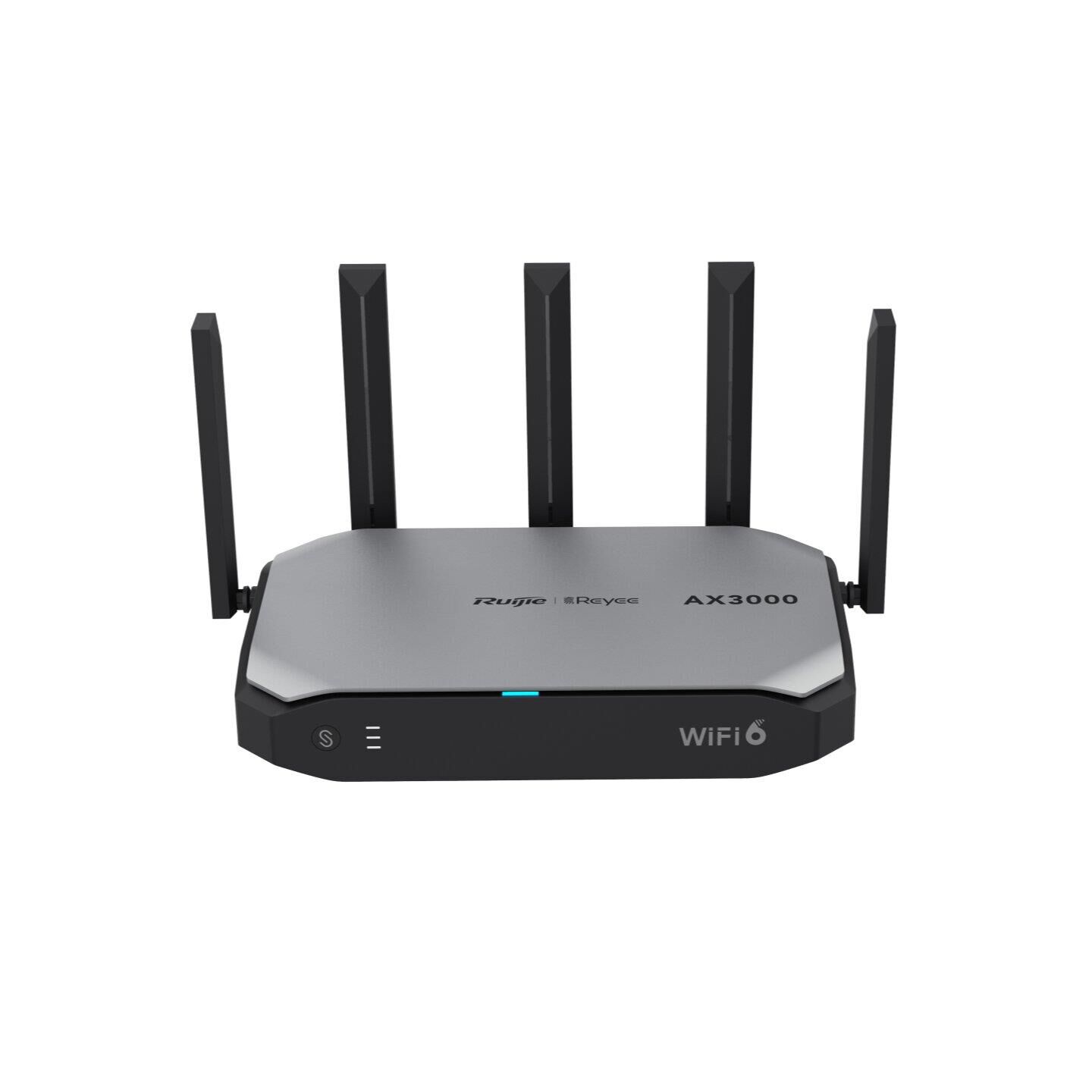 Reyee RG-EG105GW-X 5 Portlu Kablosuz WiFi 6 Router Web Yönetilebilir 150 Kullanıcı 2976 Mbps