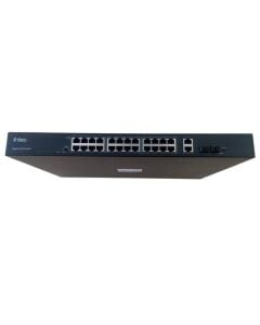 TTEC 28400PG-2SFP 24 Port 10/100/1000 Gigabit PoE Switch + 2 Gigabit Uplink + 2 SFP (400W) (TSS)