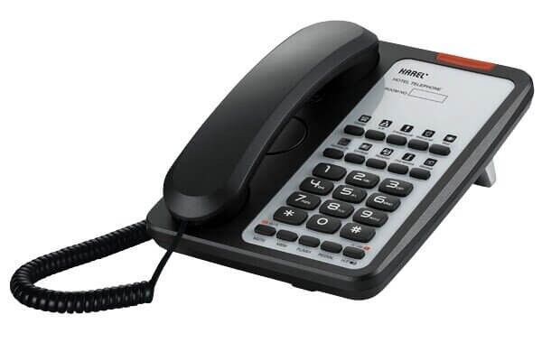 Karel AH210 Analog Otel Telefonu (Füme)
