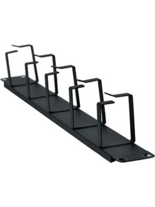 Ager AA-5KN01U19-A-S1-1U 19 Inch Kablo Düzenleme Paneli 5 Alüminyum Kancalı Organizer