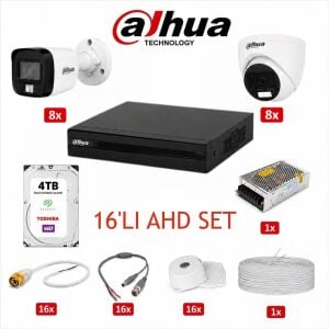 Dahua 16'lı AHD Kamera Güvenlik Sistemi (4 TB HDD Dahil)