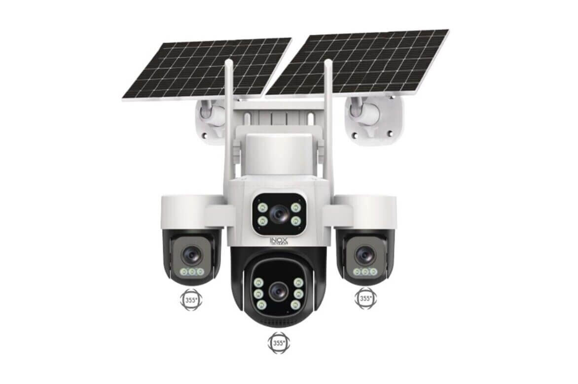 INOX-X24 4G Solar eSIM 6 Motor 3 PT Güvenlik Kamerası