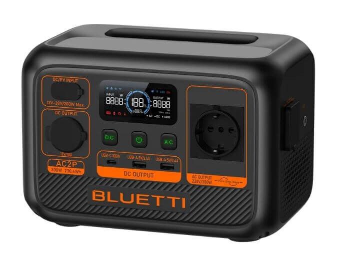 BLUETTI AC2P 300W 230.4Wh Taşınabilir Güç İstasyonu