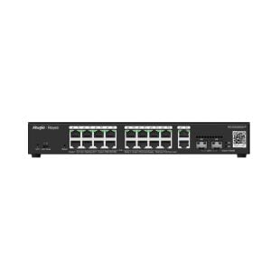 Reyee RG-ES220GS-LP 16 Portlu Poe 10/100/1000 Gigabit Yönetilebilir Switch 2 SFP 2 Gigabit RJ45 Uplink