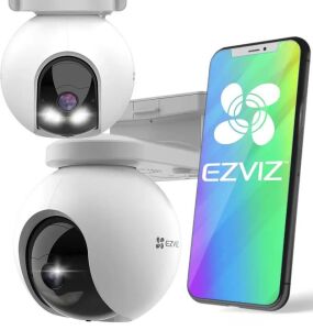 Ezviz CS-EB8-4G 3mp 360° 4g Renkli Sim Kart Destekli İp Güvenlik Kamerası