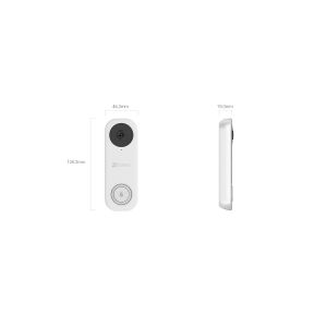 Ezviz CS-DB1 Pro 2k Wifi Görüntülü Akıllı Kapı Zili