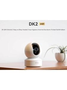 Imou DK2 IPC-DK2-3H1W 2K 3 Mp 3,6mm 360 Derece Gece Görüşlü Wi-Fi Güvenlik Kamerası