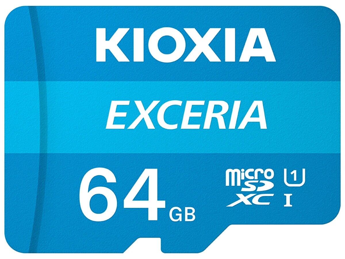KIOXIA 64 GB EXCERIA microSDXC UHS-I 100 MB/s Hafıza Kartı (LMEX1L064GG2)