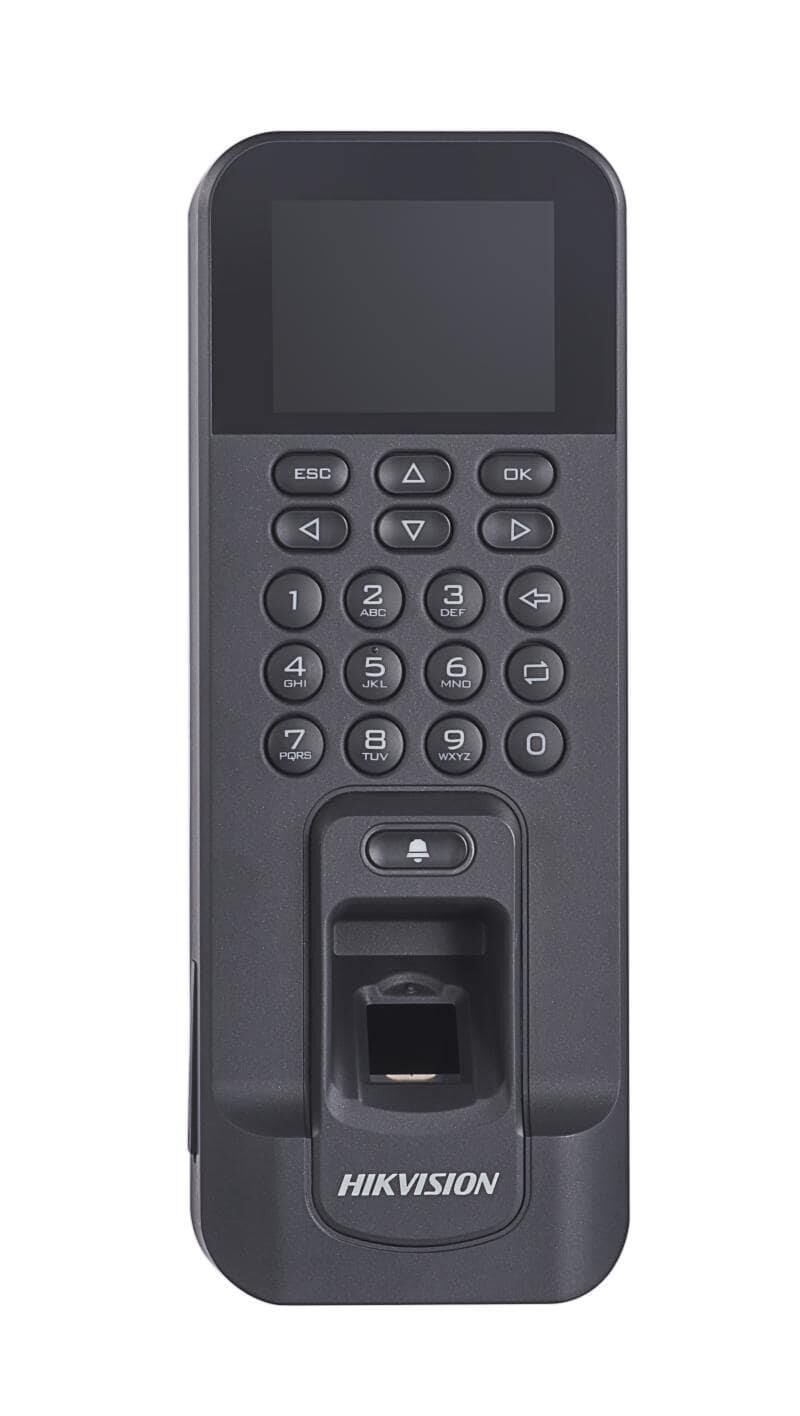 Hikvision DS-K1T804AEF Pro Serisi Parmak İzi ve Keypadli EM Kart Okuyucu Erişim Kontrol Terminali