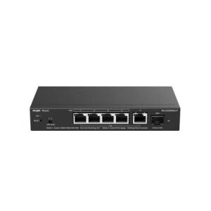 Reyee RG-ES206MG-P 6 Portlu 10/100/1000/2500 MultiGigabit Yönetilebilir Switch 1 x 2.5G Uplink 1x10G SFP 4 Port PoE (70W)