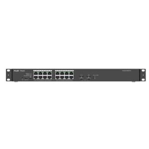 Reyee RG-ES118GS-P-L 18 Portlu Gigabit Tak Çalıştır Switch 16 Port PoE 247W 2 SFP