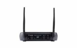 Westa WM-102H Çift Kanallı Kablosuz Mikrofon Seti – 1 Alıcı + 2 El Mikrofonu (UHF, 96 dB)