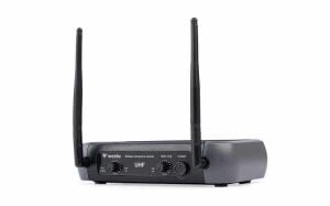 Westa WM-102H Çift Kanallı Kablosuz Mikrofon Seti – 1 Alıcı + 2 El Mikrofonu (UHF, 96 dB)