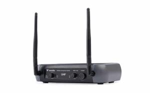 Westa WM-102H Çift Kanallı Kablosuz Mikrofon Seti – 1 Alıcı + 2 El Mikrofonu (UHF, 96 dB)