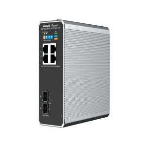 Ruijie Reyee RG-NIS2100-4GT2SFP-HP 4-Port Gigabit PoE + 2-Port SFP Bulut Tabanlı Yönetilebilir Endüstriyel Switch